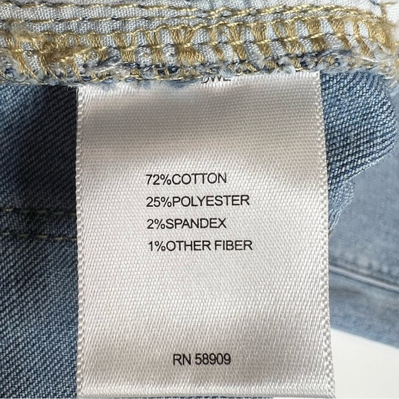 A loves a Women's Light Wash Skinny Jeans Size 2/25 Mid Rise Stretch, Ankle EUC - Picture 9 of 10